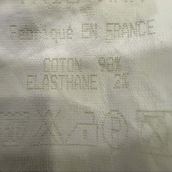 Cottonade Paris Women’s White Shirt Collared V-Neck Back Zip Sz 4 - Picture 11 of 11